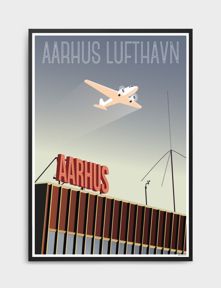 Aarhus Lufthavn plakat