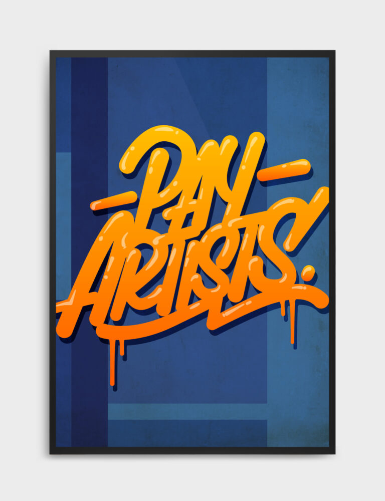 Pay Artists plakat