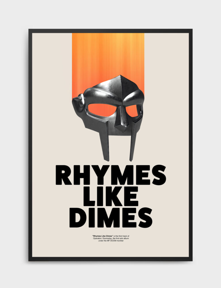 Rhymes Like Dimes Plakat af MF DOOM