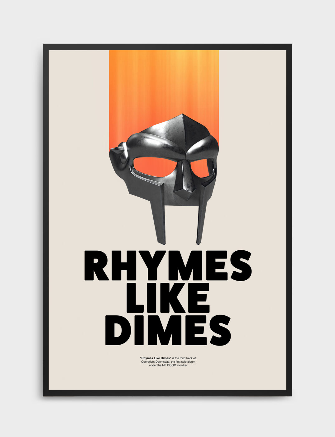 Rhymes Like Dimes plakat | Paperbois